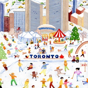 Biglietto di auguri natalizi del municipio di Toronto