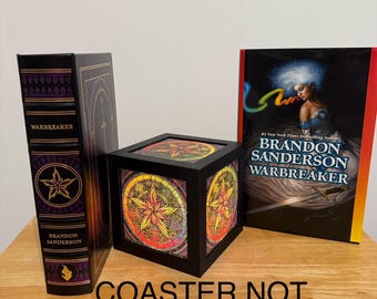 Warbreaker Coaster Lighted Display: Dragonsteel Nalthis, 3D Printed (Coasters NOT Included)