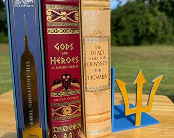 Percy Jackson Trident Bookend: 3D Printed Fantasy Decor - Etsy