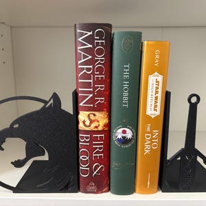 Witcher inspired Bookends | Unique Decor for Fantasy Lovers, Perfect for Home or Office, Great Gift Idea for Witcher Fans