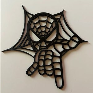 3D Printed Spider-Man Wall Art: Superhero Kids&#39; Room Decor