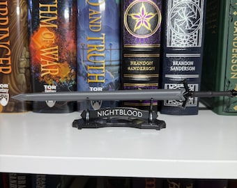 Nightblood sword sheath for Nightblood letter opener from Dragonsteel Brandon Sanderson, secret project. SWORD NOT INCLUDED sheath only