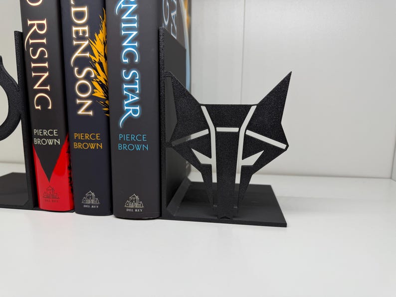 Red Rising Bookends Red Rising Bookend – 3D Printed Reaper Shelf Decor for Book Lovers ...