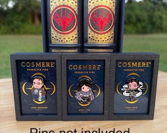 Marco para exhibir pins del Cosmere, archivo de la Luz de las Tormentas, Dragonsteel, almacenamiento de pins de colección, Brandon Sanderson*. Con imanes. NO INCLUYE PINS*.