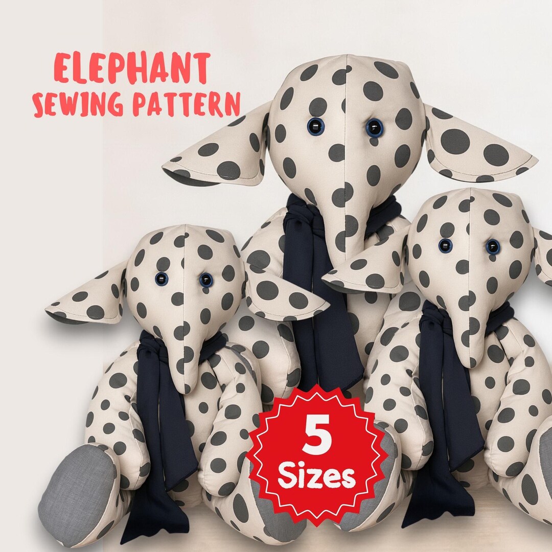 Memory Elephant Pattern Free Memory Elephant Sewing Pattern, DIY Keepsake Stuffed Animal (PDF ...