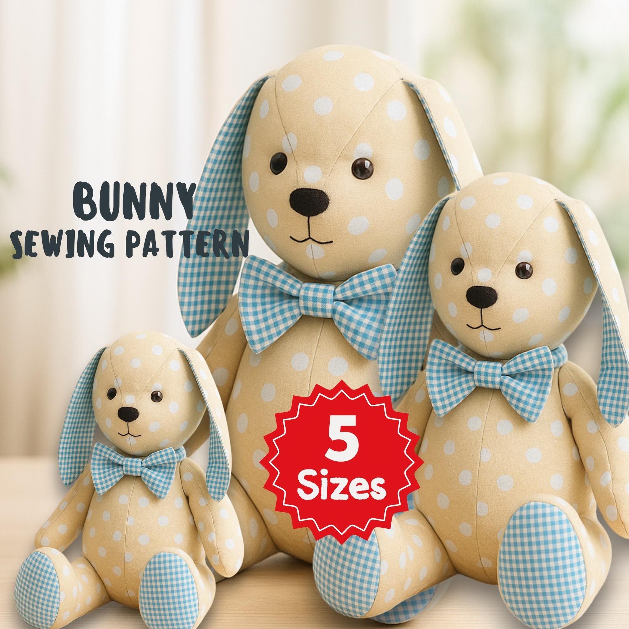Memory Rabbit Sewing Pattern Keepsake Bunny Tutorial (PDF) 12 14