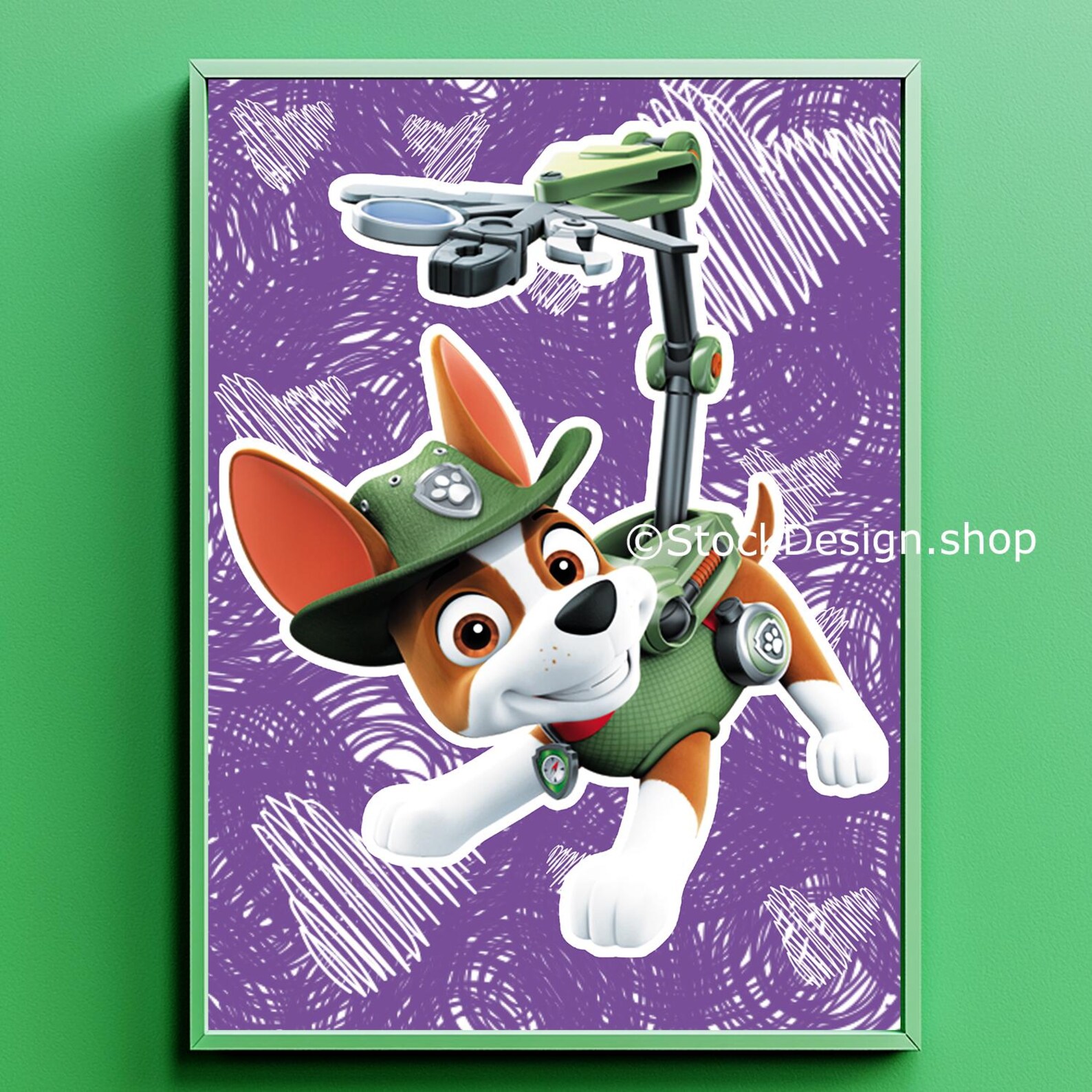 Paw Patrol Printable Characters Posters Set of 10 Digital Prints Kids ...