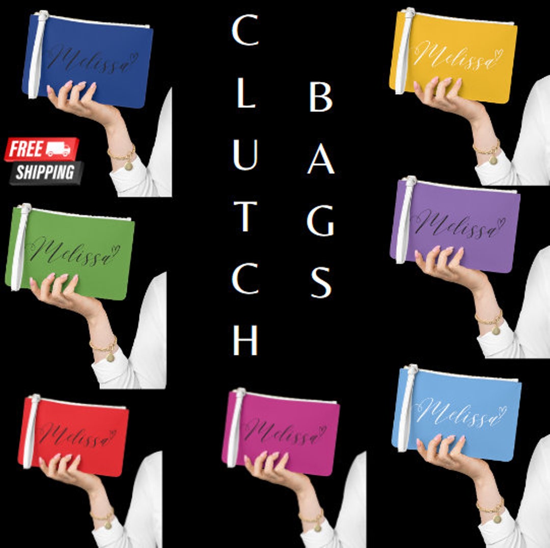 CLUTCH BAG Personalized Bag, Custom Clutch Bag, Personalized Bag