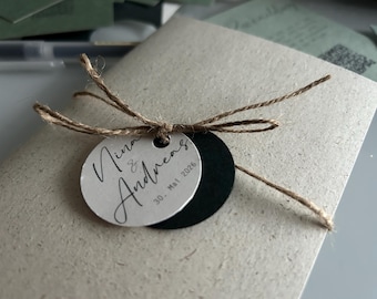 Wedding tags for invitations, party favors, wedding favors,...