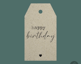 gift tag happy birthday