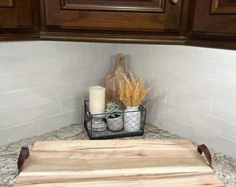 Tabla grande de charcutería de arce