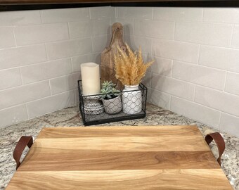 Tabla de charcutería de arce de tamaño regular