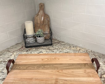 Tabla de charcutería de roble de tamaño regular