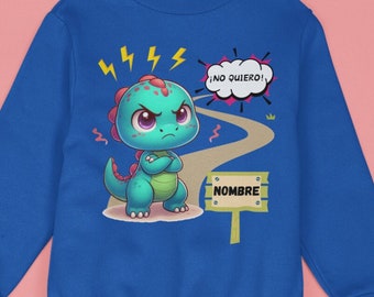 Sudadera personalizable Dino Emociones