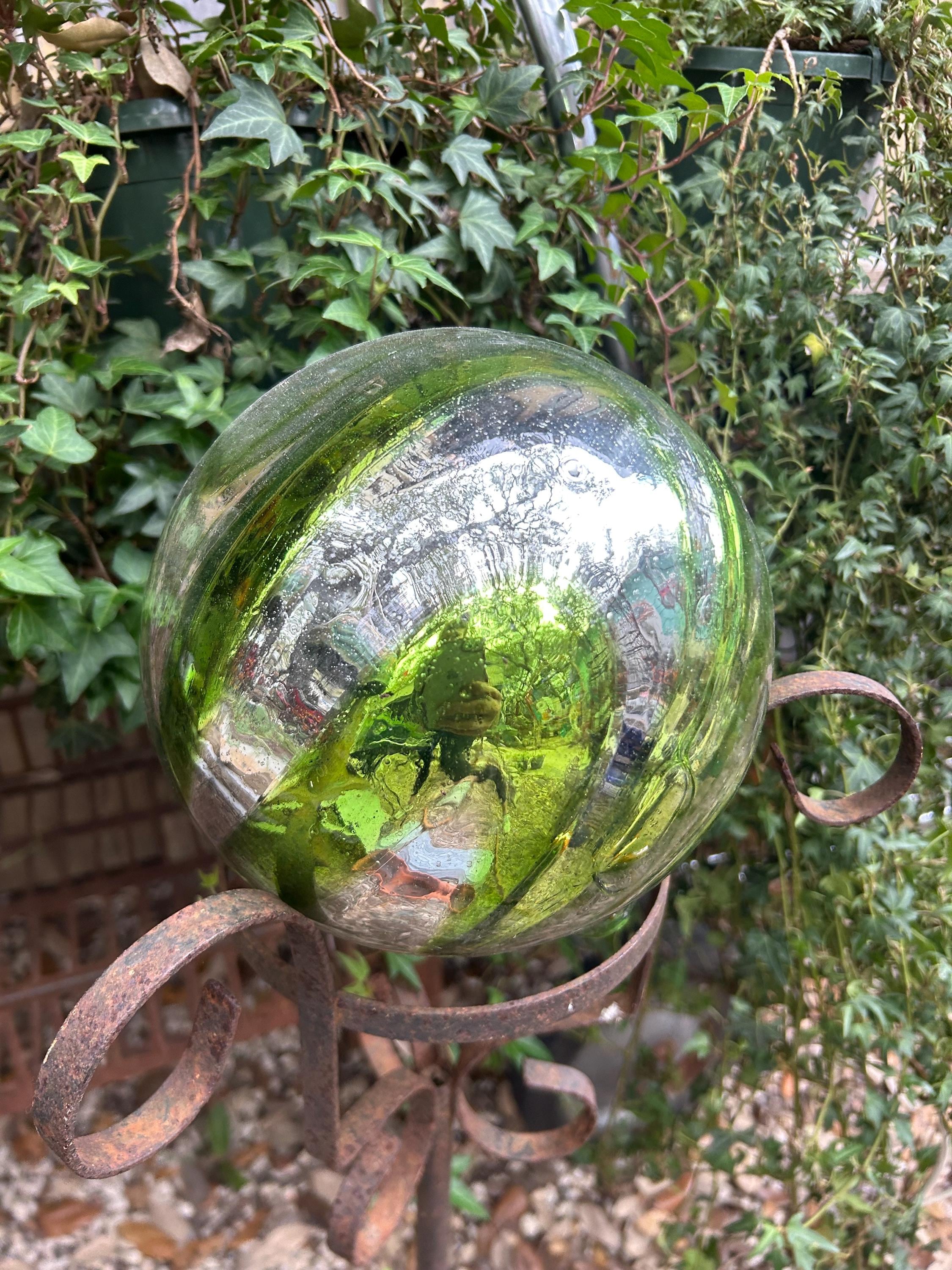 hand blown glass gazing balls