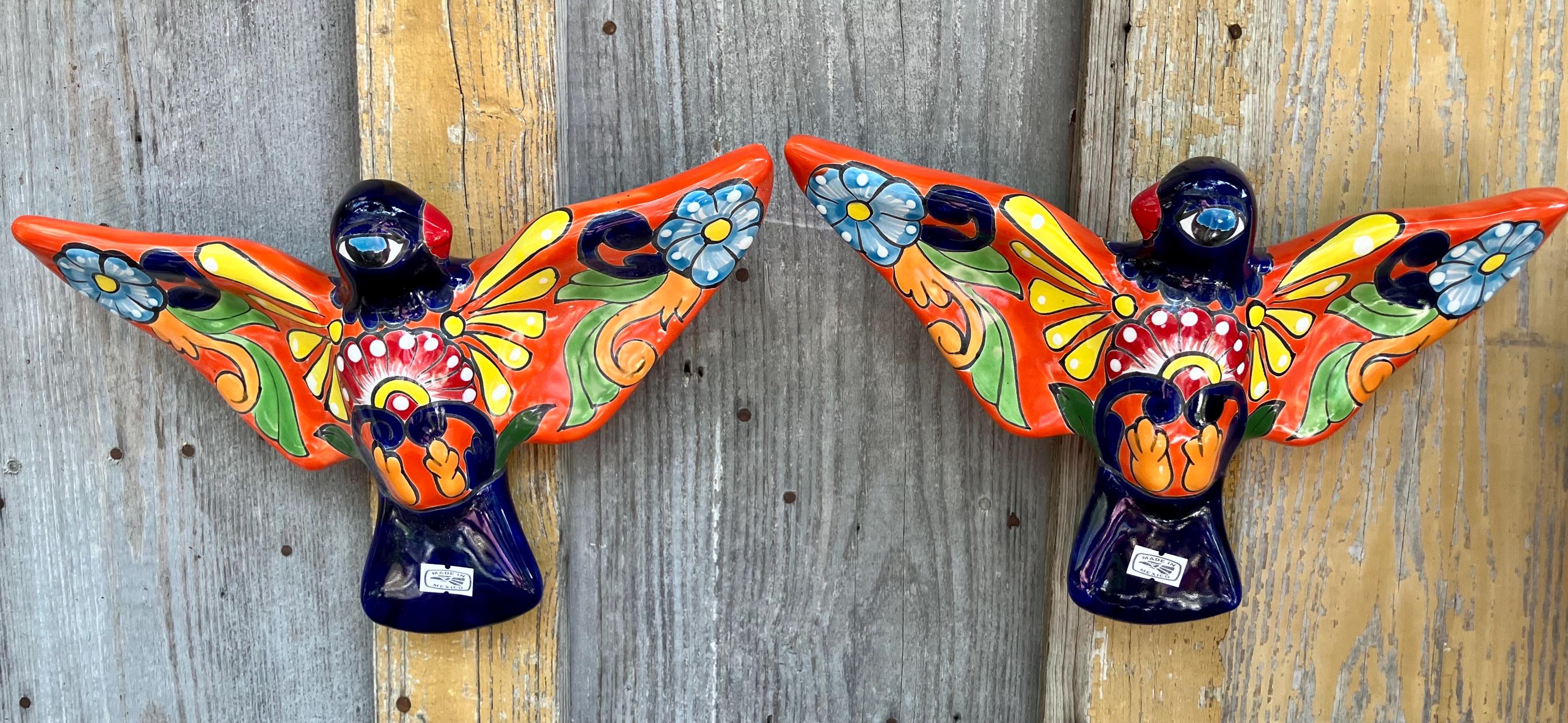 Pair of Talavera Birds