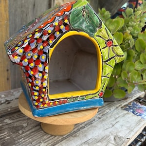Talavera bird house