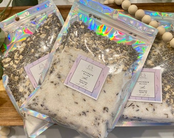 Lavender Bliss Bath Soak | Handmade Bath Soak| Bath Salts | Oak Soak | Bath Soak | Mothers Day | Gift Ideas | Gifts For Her