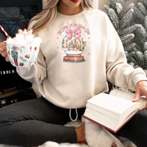 Christmas Unisex Crewneck Sweatshirt, Holiday Party Apparel, Xmas Time Jumper, Festive Pullover, Winter Season Clothing