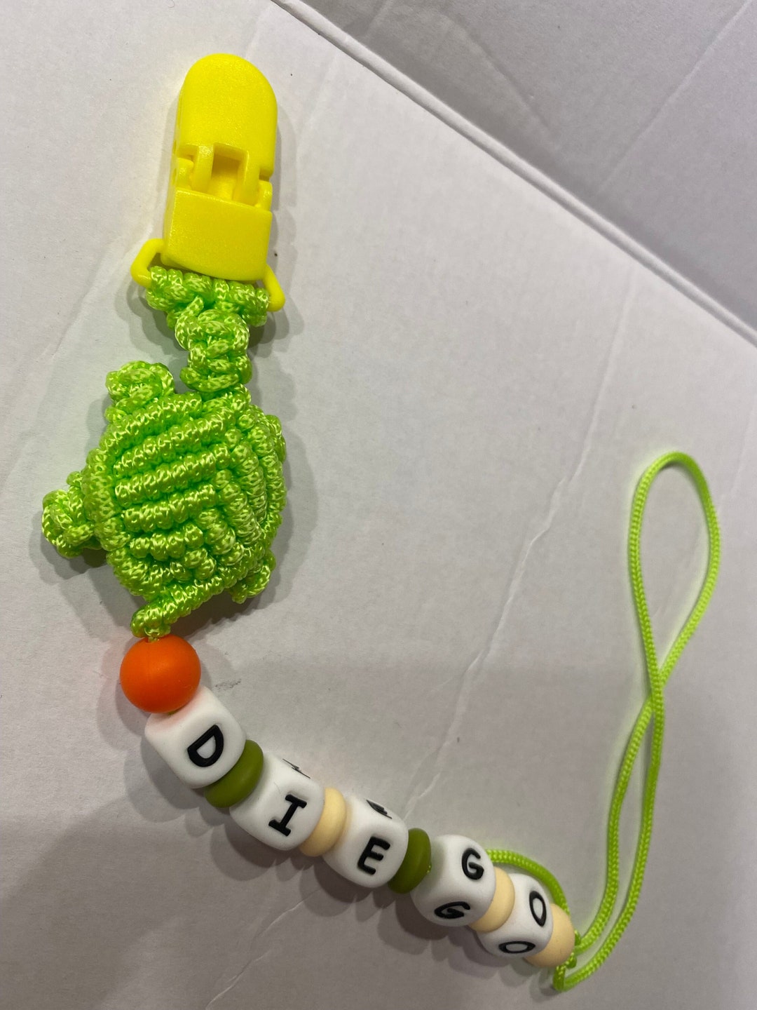 Customizable Pacifier Chain Etsy