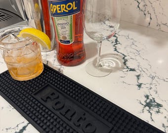 Customizable Bar Mat for Mixology | Perfect for Home Bars and Gifts | 3 Sizes Available