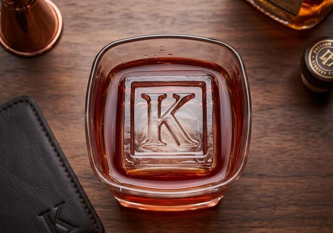 “Y” 9 Cube Personalized Ice Cube Mold Custom Text Silicone Tray Large Whiskey Ice Multi Cube Gift - 9 Cubes, White