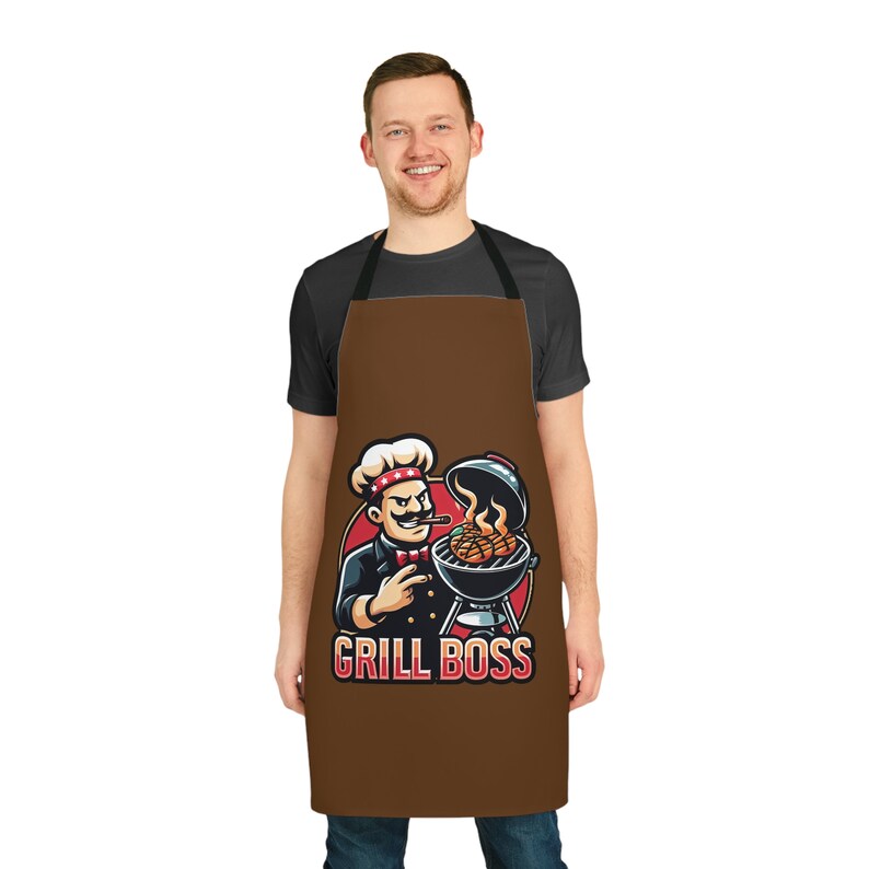 Grill Boss Apron Etsy
