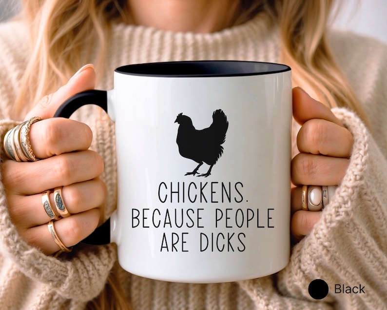 Funny Chicken Mug • Gift for Chicken Lover • Chicken Gift • Birthday Gift • Gift for Him • Gift for Her • Gift for Dad • Gift for Mum image 2