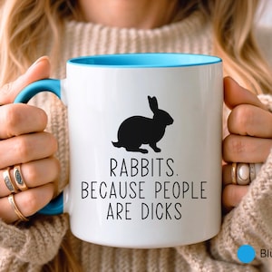 Funny Rabbit Mug • Gift for Rabbit Lover • Rabbit Gift • Birthday Gift • Housewarming Gift • Gift for Her • Gift for Daughter • Gift for Mum image 5