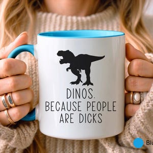 Mug dinosaure amusant • Cadeau pour amateur de dinosaures • Cadeau dinosaure • Cadeau d'anniversaire • Cadeau pour lui et elle • Cadeau pour fille et fils • Cadeau amusant image 5