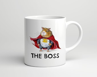 Mug drôle de cochon d'Inde • Cadeau pour amateur de cochons d'Inde • Cadeau pour patron • Cadeau d'anniversaire • Cadeau pour elle • Cadeau pour sœur • Cadeau pour fille