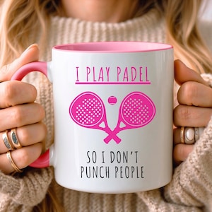 Lustige Padel Tasse • Geschenk für Padel Liebhaber • Padel Spieler Geschenke • Geburtstagsgeschenk • Padel Coach Club • Padel Geschenke • Geschenk für Sie