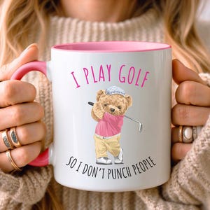 Funny Golf Mug • Gift for Golf lover • Female Golf Player Gifts • Birthday Gift • Golf Coach Club • Golfing Gifts • Gift for Her