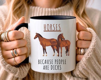 Lustige Tasse • Geschenk für Pferdeliebhaber • Reiterpferd Mädchen Geschenk • Geburtstagsgeschenk • Geschenk für Sie • Geschenk für Schwester • Geschenk für Tochter