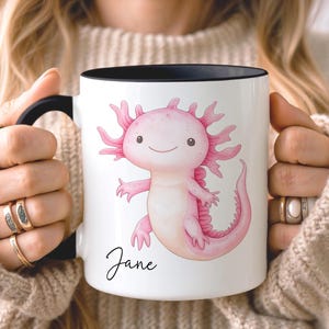 CUSTOM Cute Axolotl Mug • Axolotl Gifts • Personalised Axolotl Gift • Gift for Her Sister Daughter • Birthday Gift • Tea Coffee Mug image 6