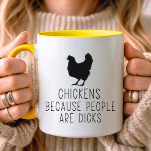 Funny Chicken Mug • Gift for Chicken Lover • Chicken Gift • Birthday Gift • Gift for Him • Gift for Her • Gift for Dad • Gift for Mum image 1