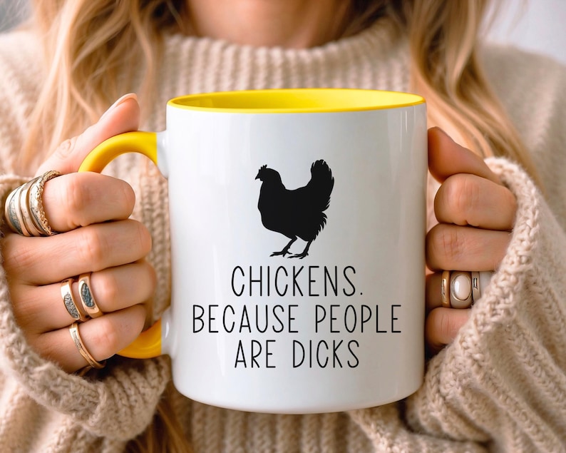 Funny Chicken Mug • Gift for Chicken Lover • Chicken Gift • Birthday Gift • Gift for Him • Gift for Her • Gift for Dad • Gift for Mum image 1