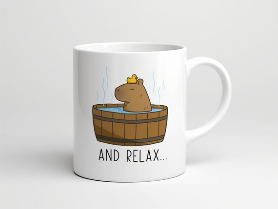 Funny Capybara Mug • Gift for Capybara Lover • Capybara Gift • Birthday Gift • Gift for Her • Gift for Him • Gift for Mum