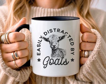 Funny Goat Mug • Gift for Goat Lover • Farmer Gift • Birthday Gift • Gift for Him Her • Gift for Farmer • Gift for Dad Mom