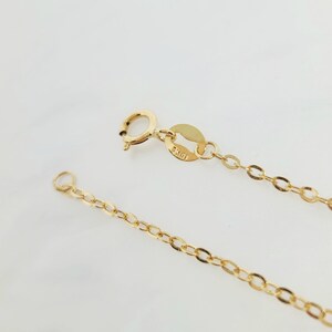 10K Yellow Gold Hanging Earrings, Gold Star Necklace, Gold Heart Jewelry, Gold Butterfly Chain, Multi-Strand Necklace, Anniversary Gift, 17" image 12