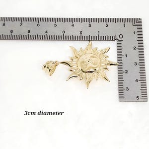 Gold Sun Pendant main image 1