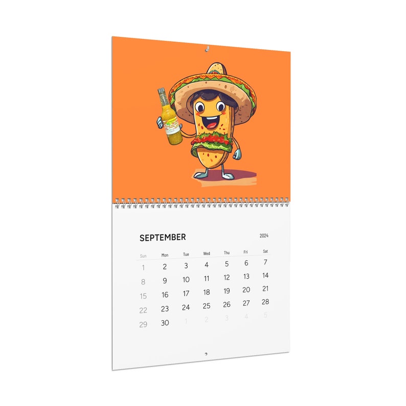 Tacos Tuesdays™ Wall Calendars 2024 Etsy