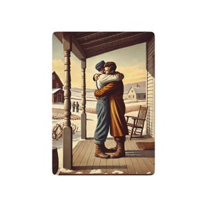 Cartas de póquer / Homenaje a Grant Wood 002