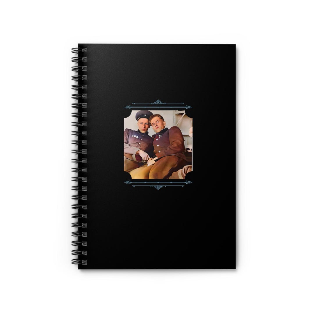 Vintage Soviet Soldiers Spiral Notebook | LGBTQ+ Pride Gift - Etsy