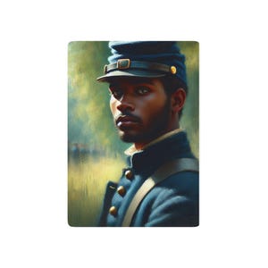 Cartas de póquer faltantes Grant 064 Naipes de homenaje a soldados de la Guerra Civil Grant Wood Walt Whitman Edición limitada Amor negro Afroamericano