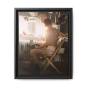 Hollywood Portrait Canvas Print: Retro Glam Decor