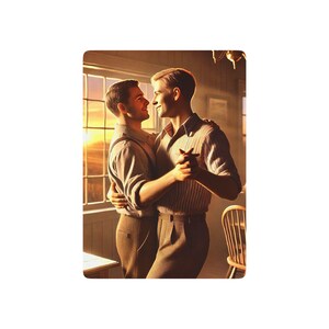 Pokerkaarten ontbreken Grant Series 041 | Vintage Queer Love-speelkaarten | Landelijk Amerikaans LGBTQ+ Collector's Deck Joy Happiness