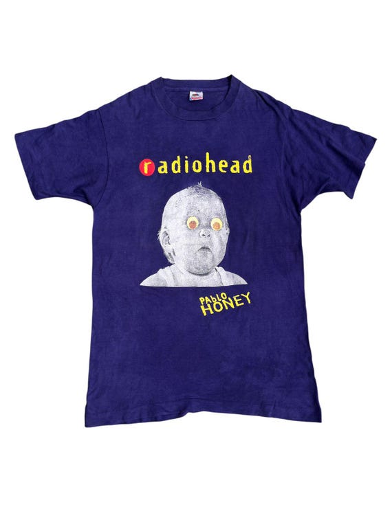 Vintage 90s Radiohead Pablo Honey Band Shirt - Large Nirvana