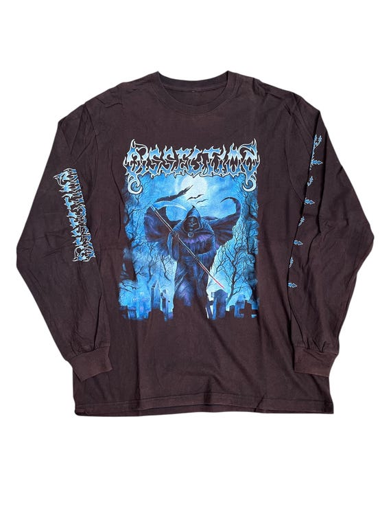 完売品 BELVET tシャツ The killing of the dead Vintage Dissection Where Dead Angels Lie Long Sleeve Shirt, XL