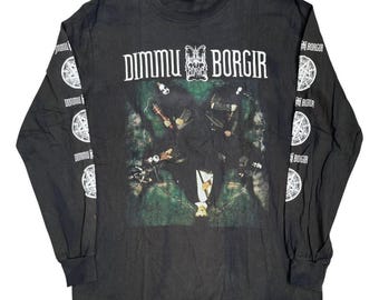 Vintage Dimmu Borgir Long Sleeve Shirt, XL Black Metal - Etsy